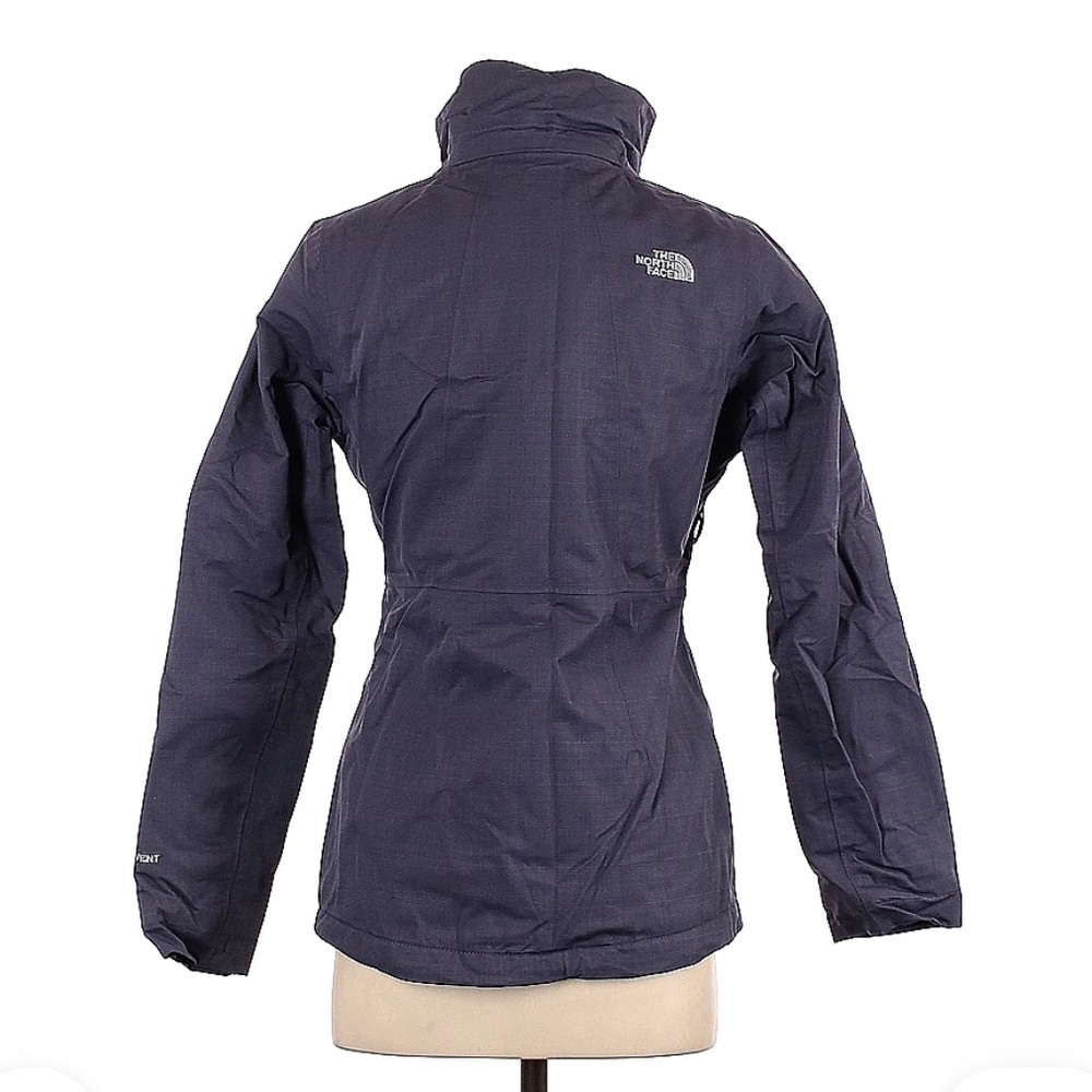 THE NORTH FACE Hyvent Women's Fleece Lined Winter Jacket Coat Purple Size XS - Picture 2 of 5